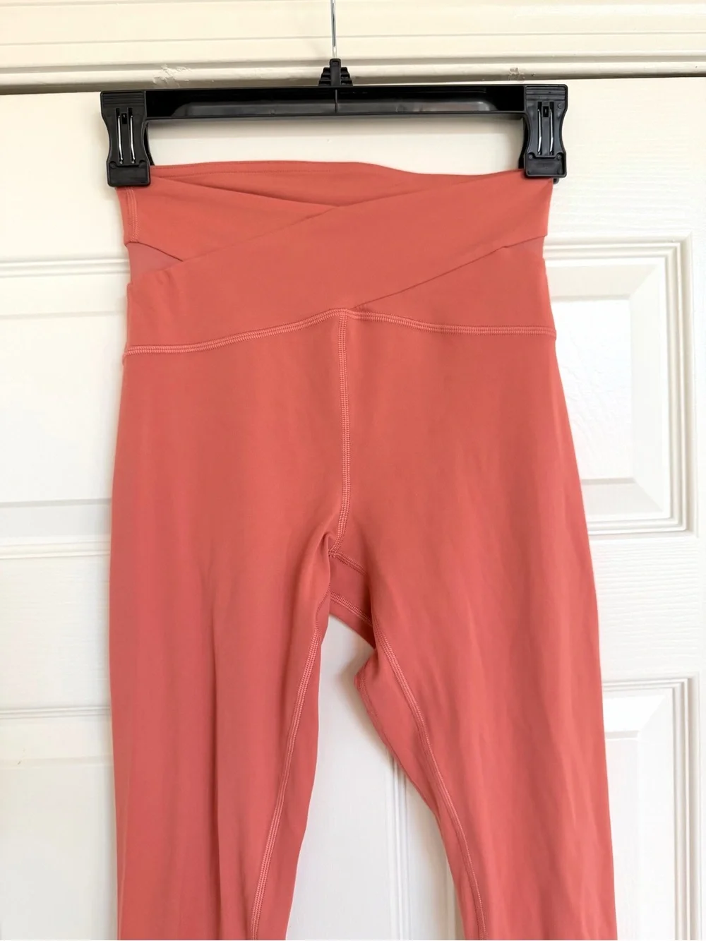 Lululemon Aligned Angles High Rise Yoga Leggings Pants Salmon Pink 4 LIKE NEW